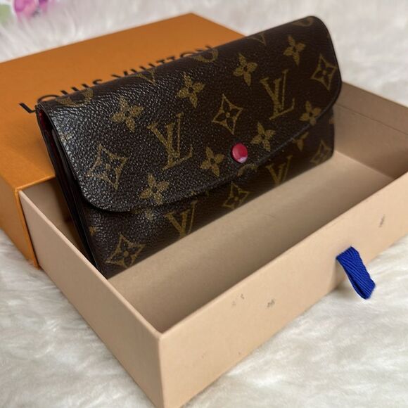 💯Authentic Louis Vuitton Emilie Monogram Long Wallet🍀 - Picture 12 of 15